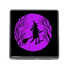 Halloween Witch - Purple Moon Memory Card Reader (square)