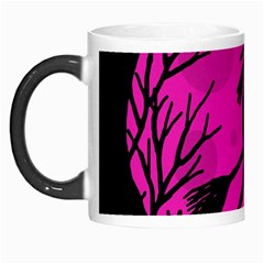 Halloween Witch - Pink Moon Morph Mugs by Valentinaart