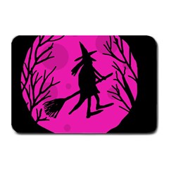 Halloween Witch - Pink Moon Plate Mats by Valentinaart