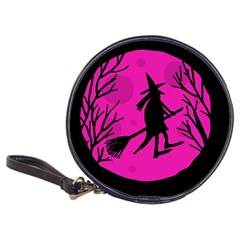 Halloween Witch - Pink Moon Classic 20-cd Wallets by Valentinaart