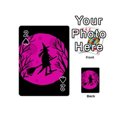 Halloween Witch - Pink Moon Playing Cards 54 (mini) 