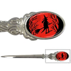 Halloween Witch - Red Moon Letter Openers by Valentinaart