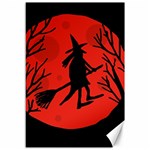 Halloween witch - red moon Canvas 12  x 18   11.88 x17.36  Canvas - 1