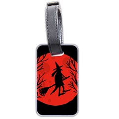 Halloween Witch - Red Moon Luggage Tags (two Sides) by Valentinaart