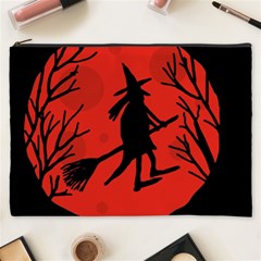 Halloween Witch - Red Moon Cosmetic Bag (xxxl)  by Valentinaart