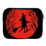 Halloween witch - red moon Apple iPad 2/3/4 Zipper Cases Front