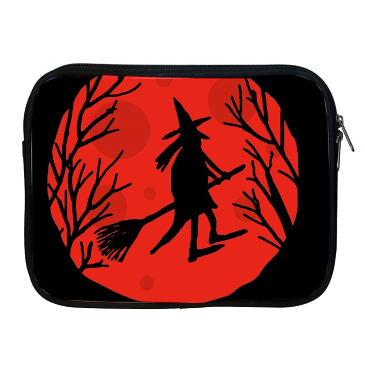 Halloween witch - red moon Apple iPad 2/3/4 Zipper Cases