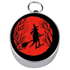 Halloween Witch - Red Moon Silver Compasses