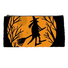 Halloween Witch - Orange Moon Pencil Cases