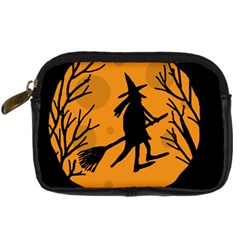 Halloween Witch - Orange Moon Digital Camera Cases