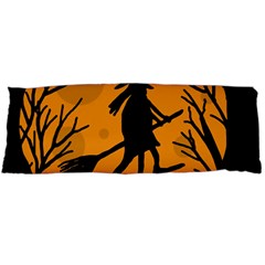 Halloween Witch - Orange Moon Body Pillow Case (dakimakura)