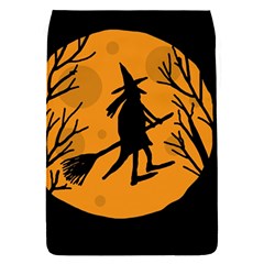 Halloween Witch - Orange Moon Flap Covers (s)  by Valentinaart