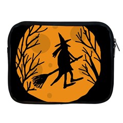 Halloween Witch - Orange Moon Apple Ipad 2/3/4 Zipper Cases