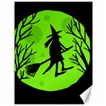 Halloween witch - green moon Canvas 36  x 48   35.26 x46.15  Canvas - 1