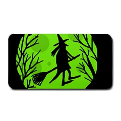 Halloween Witch - Green Moon Medium Bar Mats