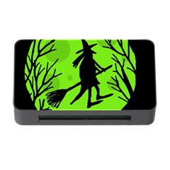 Halloween Witch - Green Moon Memory Card Reader With Cf