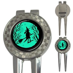 Halloween Witch - Cyan Moon 3-in-1 Golf Divots