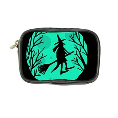 Halloween Witch - Cyan Moon Coin Purse