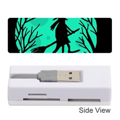 Halloween Witch - Cyan Moon Memory Card Reader (stick) 