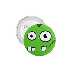 Halloween Frankenstein - Green 1 75  Buttons by Valentinaart