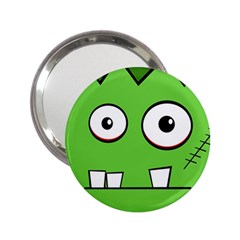 Halloween Frankenstein - green 2.25  Handbag Mirrors