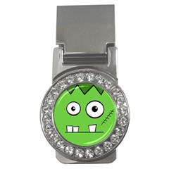 Halloween Frankenstein - green Money Clips (CZ) 