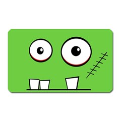 Halloween Frankenstein - green Magnet (Rectangular)