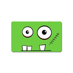 Halloween Frankenstein - green Magnet (Name Card)