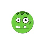 Halloween Frankenstein - green Golf Ball Marker (4 pack) Front