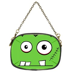 Halloween Frankenstein - green Chain Purses (Two Sides) 