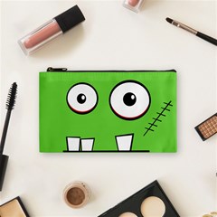 Halloween Frankenstein - green Cosmetic Bag (Small) 