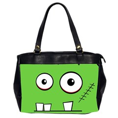 Halloween Frankenstein - green Office Handbags (2 Sides) 