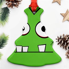 Halloween Frankenstein - green Ornament (Christmas Tree)