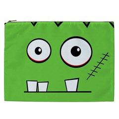 Halloween Frankenstein - green Cosmetic Bag (XXL) 