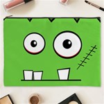 Halloween Frankenstein - green Cosmetic Bag (XXXL)  Front