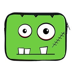 Halloween Frankenstein - green Apple iPad 2/3/4 Zipper Cases