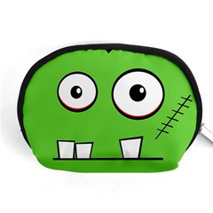 Halloween Frankenstein - green Accessory Pouches (Medium) 