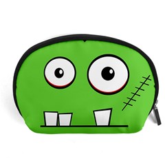 Halloween Frankenstein - green Accessory Pouches (Large) 