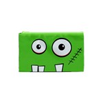 Halloween Frankenstein - green Cosmetic Bag (XS) Front