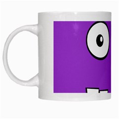 Halloween Frankenstein - Purple White Mugs