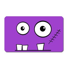 Halloween Frankenstein - Purple Magnet (rectangular) by Valentinaart