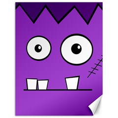 Halloween Frankenstein - Purple Canvas 12  X 16  