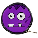 Halloween Frankenstein - Purple Mini Makeup Bags Front