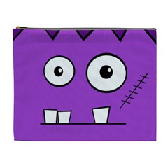 Halloween Frankenstein - Purple Cosmetic Bag (xl) by Valentinaart