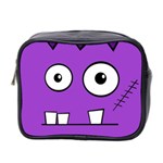 Halloween Frankenstein - Purple Mini Toiletries Bag 2-Side Front