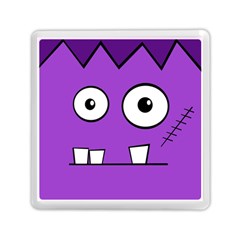 Halloween Frankenstein - Purple Memory Card Reader (square) 