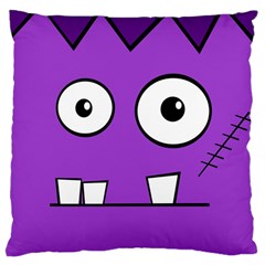 Halloween Frankenstein - Purple Large Cushion Case (two Sides)