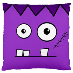 Halloween Frankenstein - Purple Standard Flano Cushion Case (two Sides) by Valentinaart