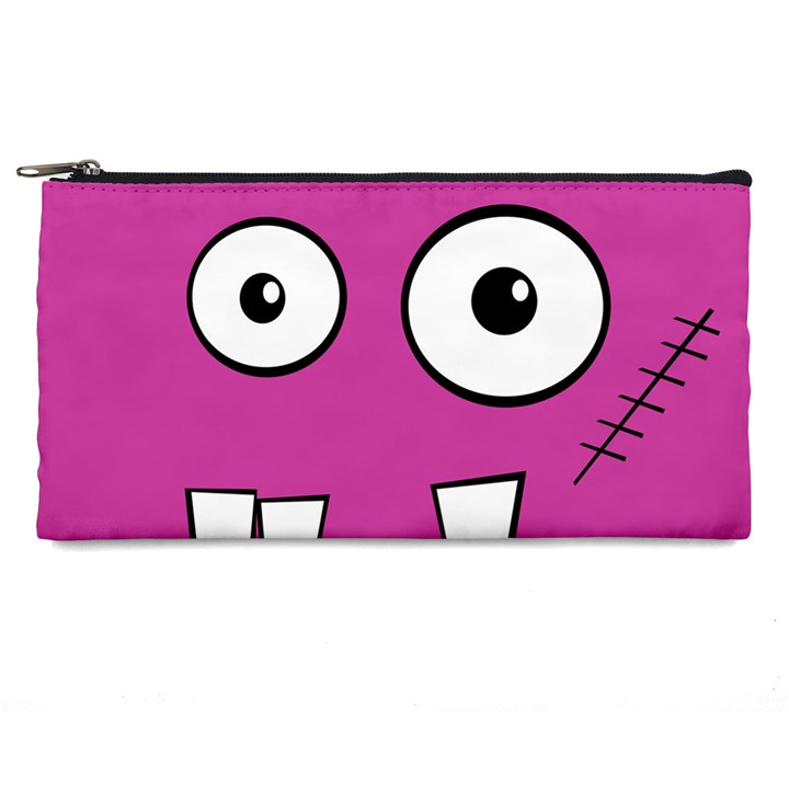 Halloween Frankenstein - pink Pencil Cases