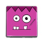 Halloween Frankenstein - pink Memory Card Reader (Square) Front